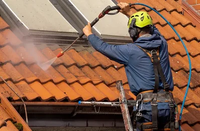 Démoussage et hydrofuge de toiture à Velles